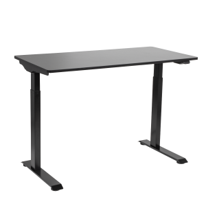 Sealey Dellonda Single Motor Ultra-Quiet Adjustable-Height Electric Sit/Stand Desk - Black Desktop (DH55)