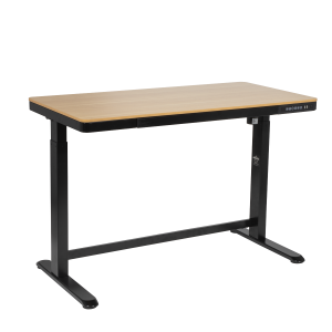 Sealey Dellonda Single Motor Ultra-Quiet Electric Desk with Control Panel, USB Port & Drawer - Oak Desktop (DH65)