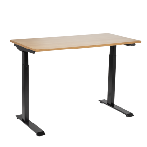 Sealey Dellonda Single Motor Ultra-Quiet Adjustable-Height Electric Sit/Stand Desk - Oak Desktop (DH66)