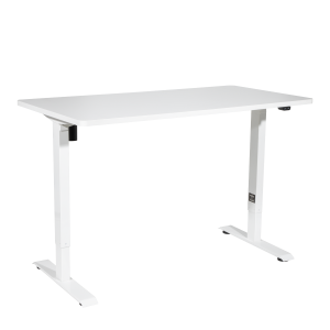 Sealey Dellonda Single Motor Ultra-Quiet Adjustable-Height Electric Sit/Stand Desk - White Desktop (DH67)