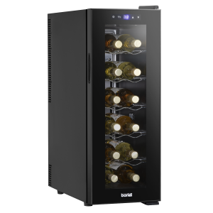 Sealey Baridi 12 Bottle Wine Fridge & Cooler - Black (DH73)