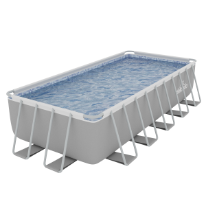 Sealey Dellonda Deluxe Steel Frame Rectangular Swimming Pool with Step Ladder & Filter Pump 21ft (DL150)