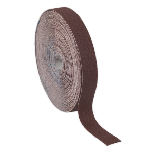 Sealey Emery Roll 80Grit 25mm x 50m - Brown (ERB255080)