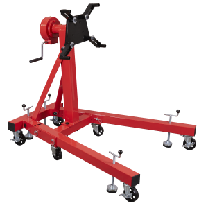 Sealey Folding 360º Rotating Engine Stand with Geared Handle Drive 680kg Capacity (ES680D)