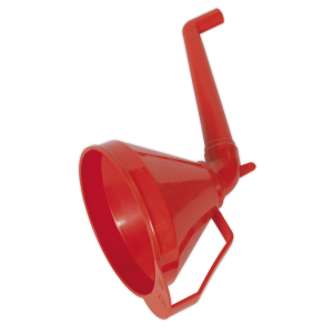 Sealey Fixed Offset Spout Funnel with Filter 160mm - Medium (F16)