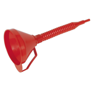 Sealey Flexible Spout Funnel with Filter 160mm - Medium (F16F)