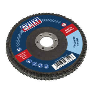 Sealey 100mm Zirconium Flap Disc 40Grit 16mm Bore (FD10040)