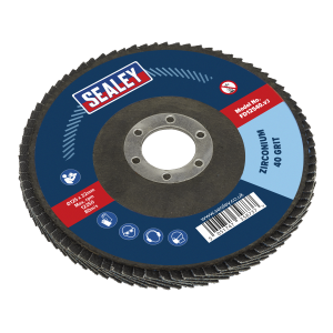 Sealey 125mm Zirconium Flap Disc 40Grit 22mm Bore (FD12540)