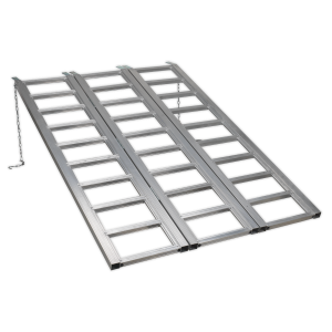 Sealey Motorcycle/Trike/ATV & Mini Tractor Ramp Wide Tri-Fold 680kg Capacity (FLR680T)
