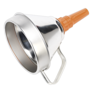 Sealey Metal Funnel with Filter 160mm (FM16)