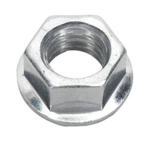 Sealey Zinc Plated Serrated Flange Nut M10 - Pack of 100 (FN10)