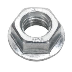 Sealey Zinc Plated Serrated Flange Nut M12 - Pack of 50 (FN12)