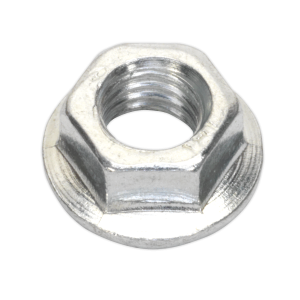Sealey Zinc Plated Serrated Flange Nut M5 - Pack of 100 (FN5)