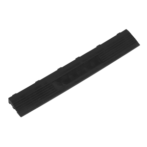 Sealey Polypropylene Floor Tile Edge 400 x 60mm, Black Female - Pack of 6 (FT3EBF)