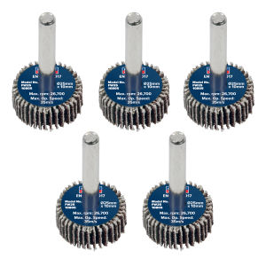 Sealey 25 x 10mm Abrasive Flap Wheel with 6mm Shaft 80Grit - Pack of 5 (FW2510805)