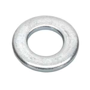 Sealey Zinc Plated Form A Flat Washer M10 x 21mm, DIN 125 - Pack of 100 (FWA1021)