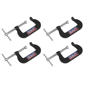 Sealey Junior C-Clamp Set 51 x 32mm 4pc (GCC06)
