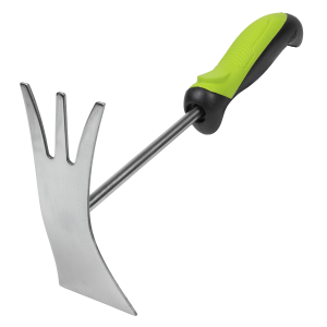 Sealey 2-In-1 Garden Hand Tool with Soft Grip Handle & Stainless Steel Tines/Blade (GTSG022)