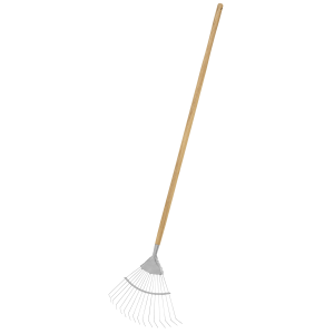 Sealey Premier Lawn Rake with Long Ash Handle & Stainless Steel Tines (GTWH010)