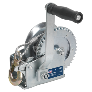 Sealey Geared Hand Winch with Cable 540kg Capacity (GWC1200M)