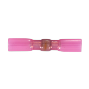 Sealey Heat Shrink Butt Connector with Crimp & Solder, Red - Pack of 25 (HSSB25R)
