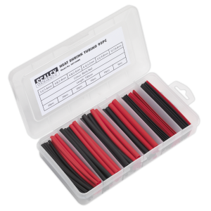 Sealey Heat Shrink Tubing Assortment 100mm 95pc - Black & Red (HST100BR)
