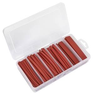 Sealey Heat Shrink Tubing Assortment 100mm 95pc - Red (HST100R)
