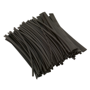 Sealey Heat Shrink Tubing 200mm 100pc - Black (HST200B)