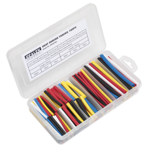 Sealey Heat Shrink Tubing Assortment 50 & 100mm 180pc - Mixed Colours (HST501MC)