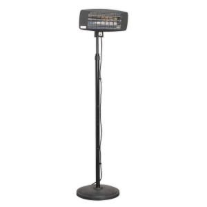 Sealey Infrared Quartz Patio Heater with Telescopic Floor Stand 2000W/230V (IFSH2003)