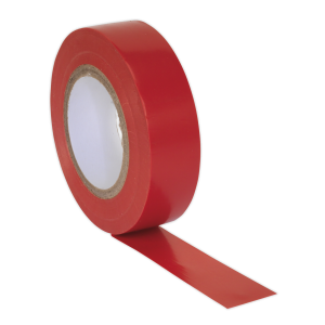 Sealey PVC Insulating Tape 19mm x 20m, Red - Pack of 10 (ITRED10)