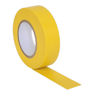 Sealey PVC Insulating Tape 19mm x 20m, Yellow - Pack of 10 (ITYEL10)