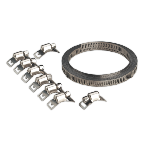 Sealey Self-Build Hose Clip Set 8mm Band Width (JC97)