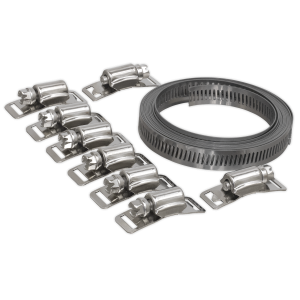 Sealey Self-Build Hose Clip Set 12.7mm Band Width (JC972)