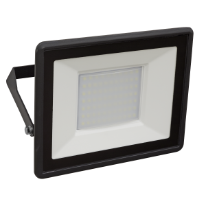 Sealey Extra-Slim Floodlight with Wall Bracket 50W SMD LED 230V (LED113)