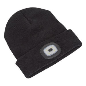 Sealey Rechargeable USB Beanie Hat 1W SMD LED (LED185)
