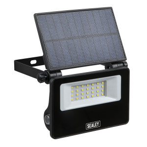 Sealey Extra-Slim Solar Floodlight with Wall Bracket 20W SMD LED (LED20S)
