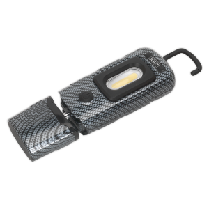 Sealey Rechargeable 360° Inspection Light 3W COB & 1W SMD LED - Carbon Fibre Effect (LED3601CF)