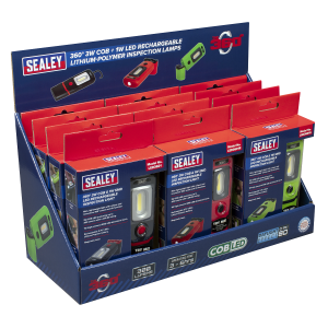 Sealey LED3601 Series Inspection Light Combination - Display Pack of 12 (LED3601COMBO)