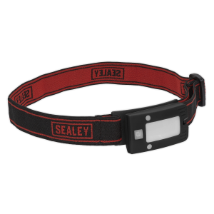Sealey Rechargeable Head Torch with Auto-Sensor 2W COB LED - Black (LED360HT)