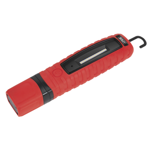 Sealey Rechargeable 360° Inspection Light 8W & 3W SMD LED - Red (LED360R)