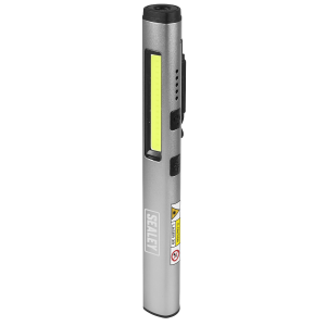Sealey Rechargeable UV Penlight Torch with Laser Pointer 5W COB & 3W SMD LED (LED450UV)