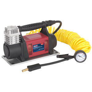 Sealey Heavy-Duty Tyre Inflator/Mini Air Compressor 12V (MAC06)