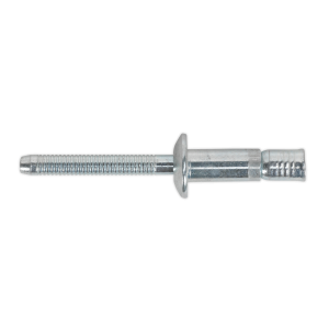 Sealey Zinc Plated Steel Structural Rivet 6.3 x 32mm - Pack of 100 (MB6332)