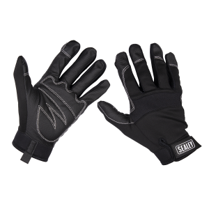 Sealey Premier Light Palm Tactouch Mechanic's Gloves (9) - Large (MG798L)