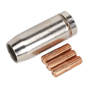 Sealey Conical Nozzle & Contact Tip Set MB14 (MIG954)