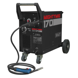 Sealey Professional Gas/Gasless MIG Welder with Euro Torch 170A (MIGHTYMIG170)