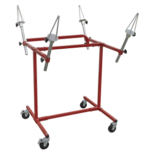 Sealey Heavy-Duty Alloy Wheel Painting/Repair Stand 4 Wheel Capacity (MK71)