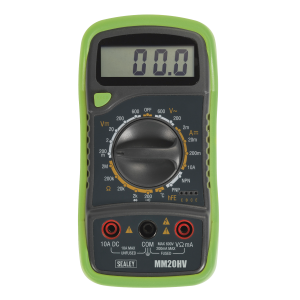 Sealey 8-Function Digital Multimeter with Thermocouple - Hi-Vis Green (MM20HV)