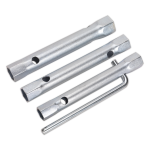 Sealey Long Reach Double End Spark Plug Box Spanner Set 3pc (MS165)